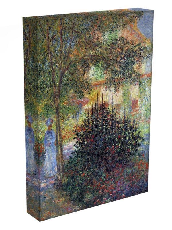 Camille in the garden of the house in Argenteuil by Monet Canvas Print & Poster - Canvas Art Rocks - 3