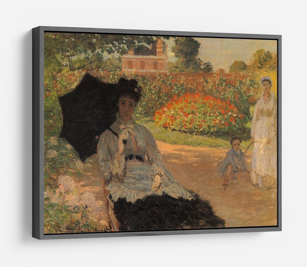 Camille in the garden with Jean and his nanny by Monet HD Metal Print