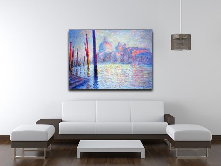 Canal Grand by Monet Canvas Print & Poster - Canvas Art Rocks - 4