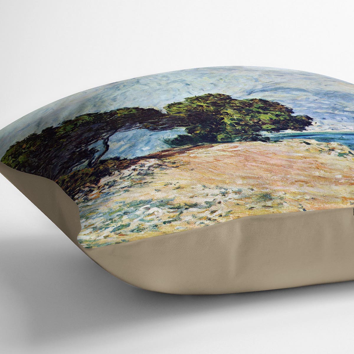 Cape Martin in Menton by Monet Cushion