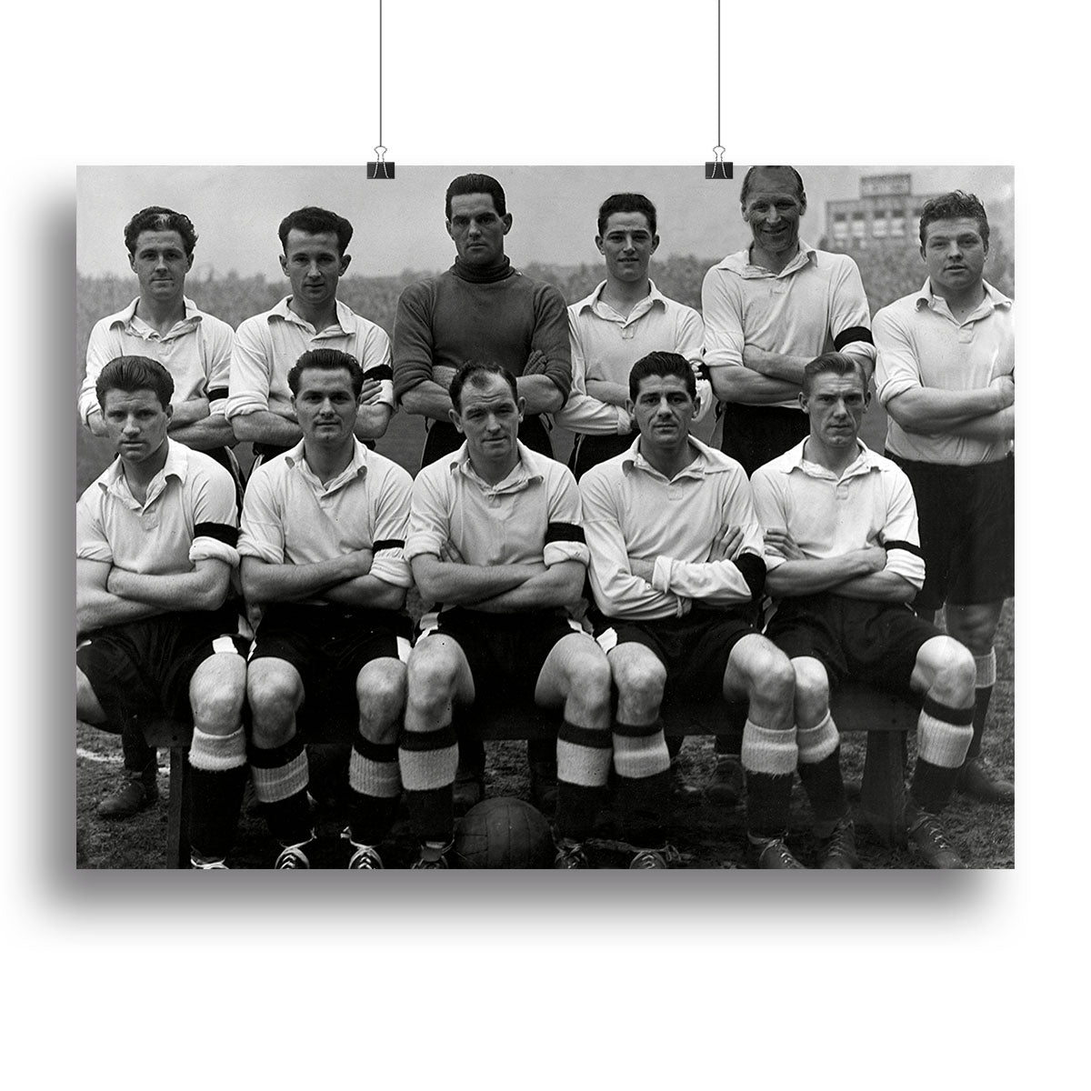 Cardiff City Football Club Team Photo 1956 Canvas Print or Poster - Canvas Art Rocks - 2