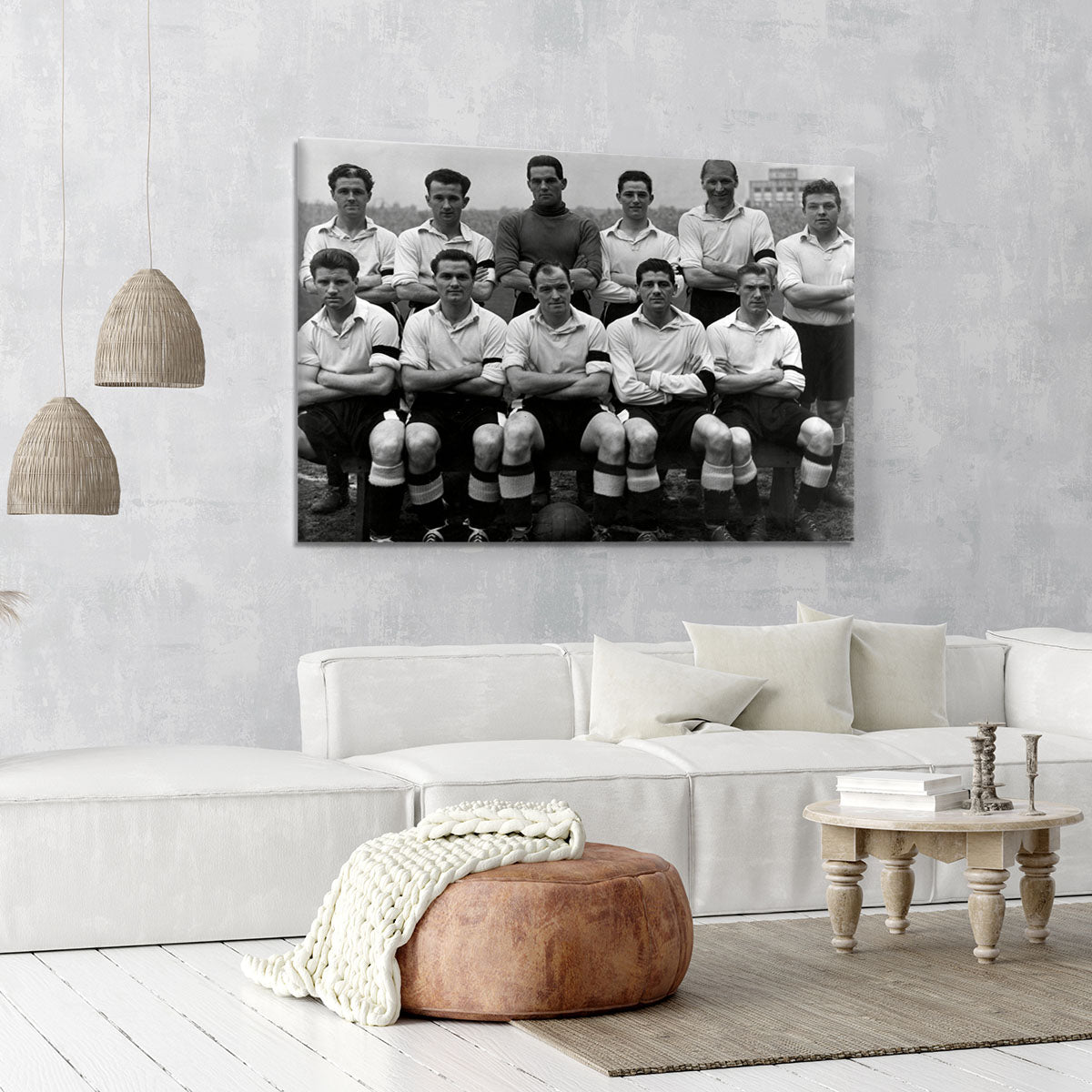 Cardiff City Football Club Team Photo 1956 Canvas Print or Poster - Canvas Art Rocks - 6