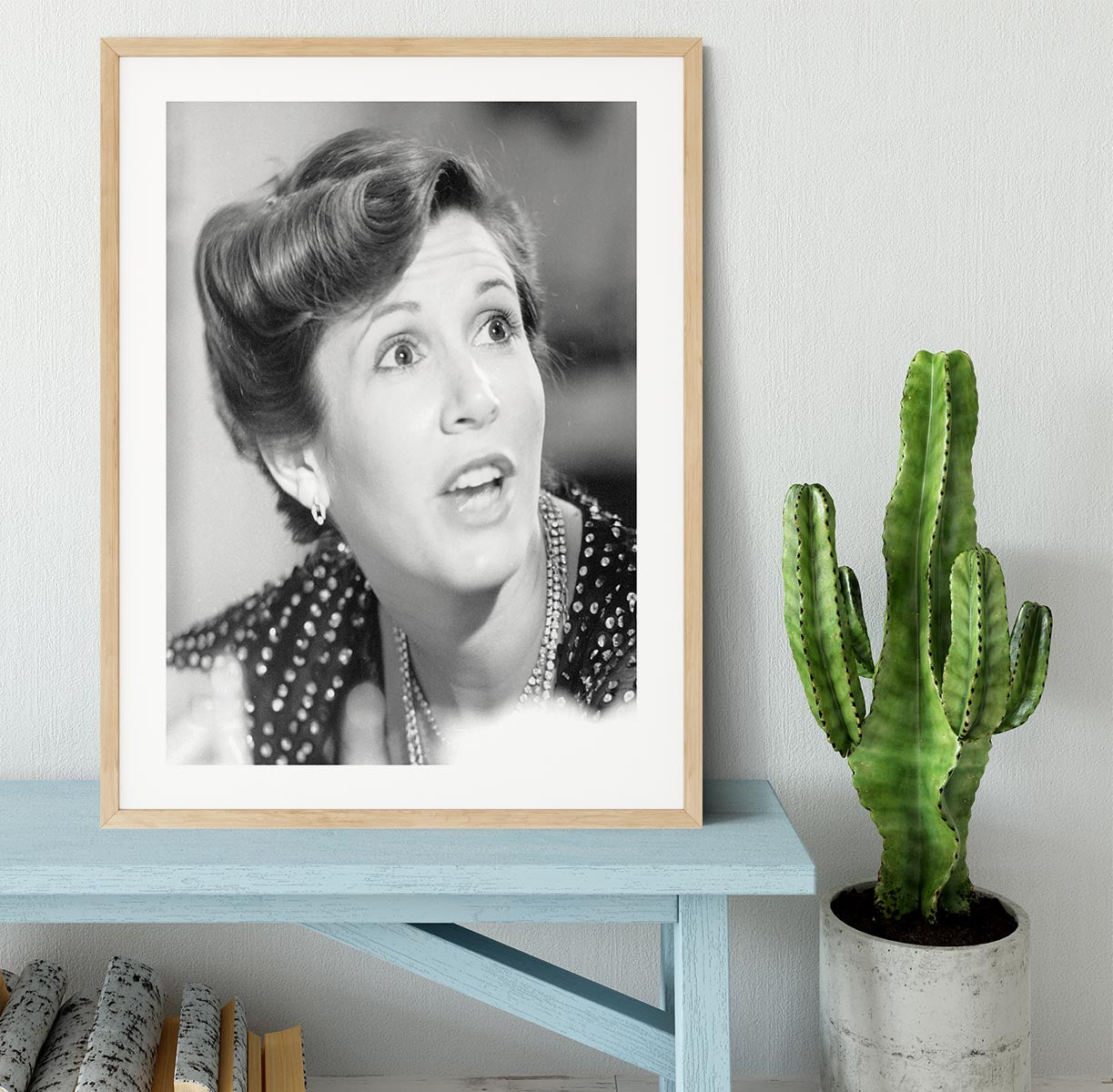 Carrie Fisher Framed Print - Canvas Art Rocks - 3