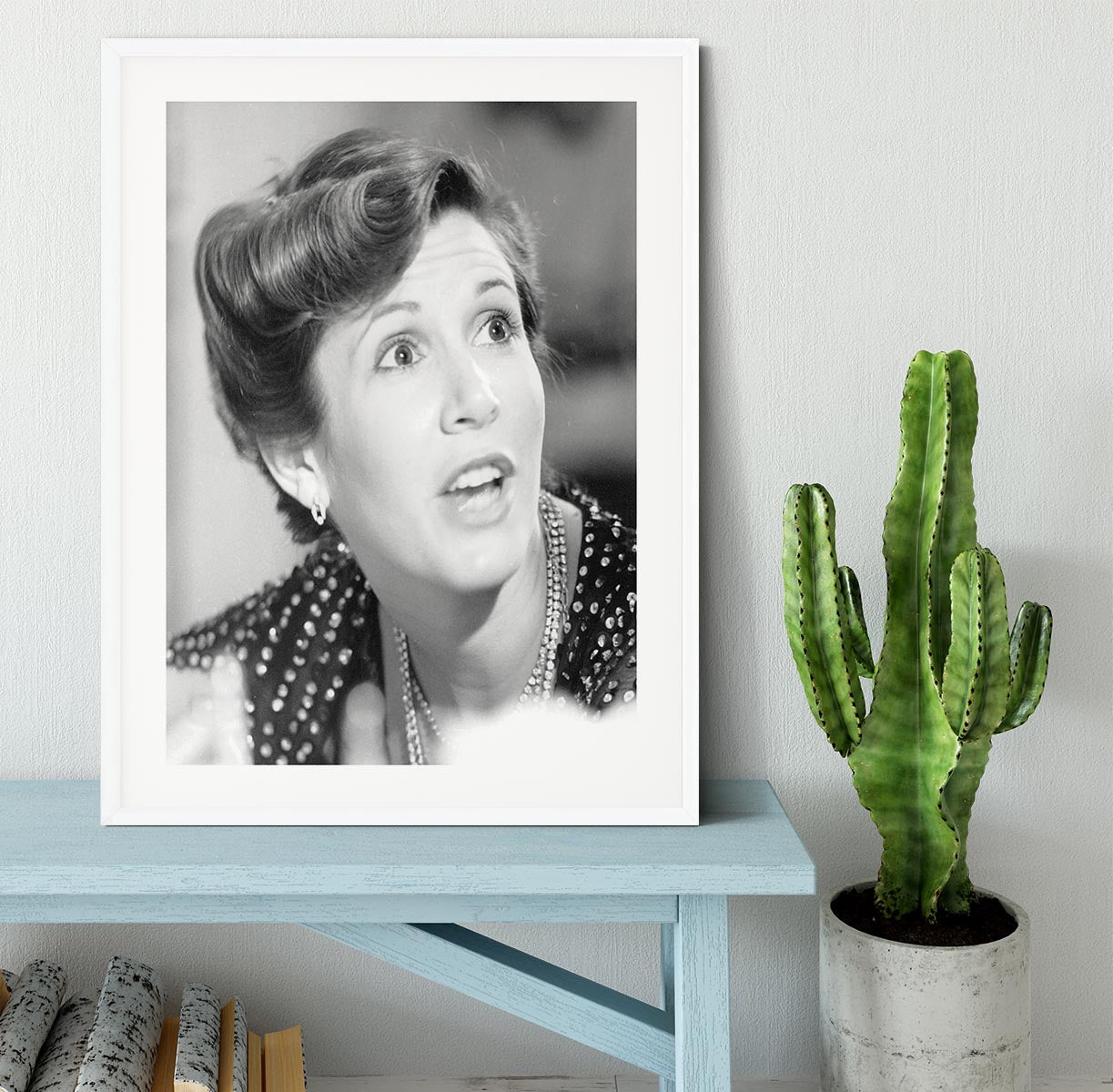 Carrie Fisher Framed Print - Canvas Art Rocks - 5