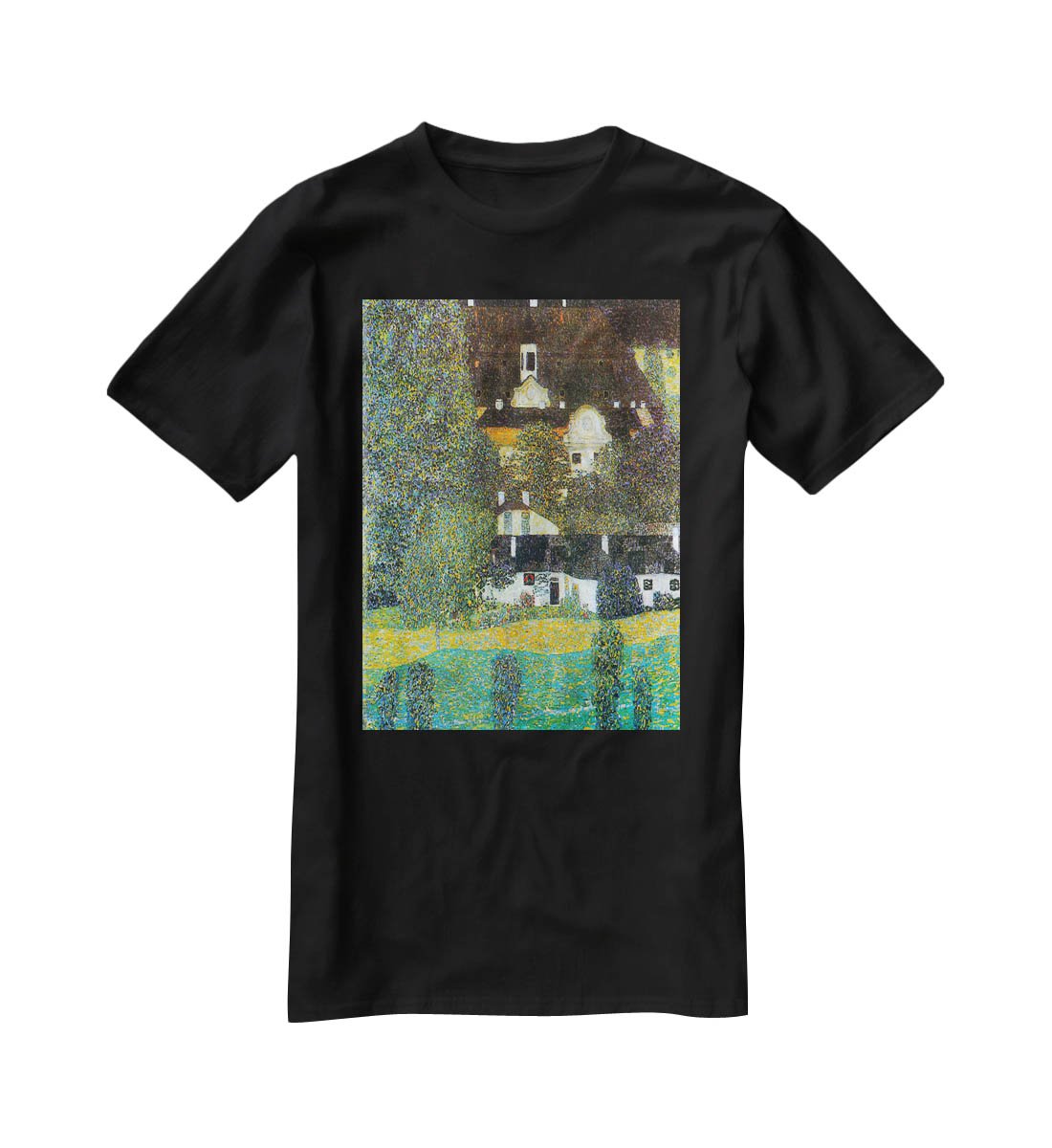 Castle Chamber at Attersee II by Klimt T-Shirt - Canvas Art Rocks - 1
