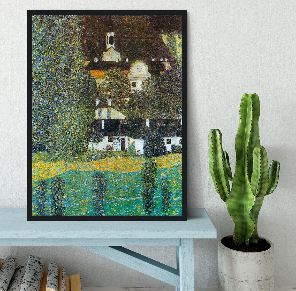 Castle Chamber at Attersee II by Klimt Framed Print - Canvas Art Rocks - 2