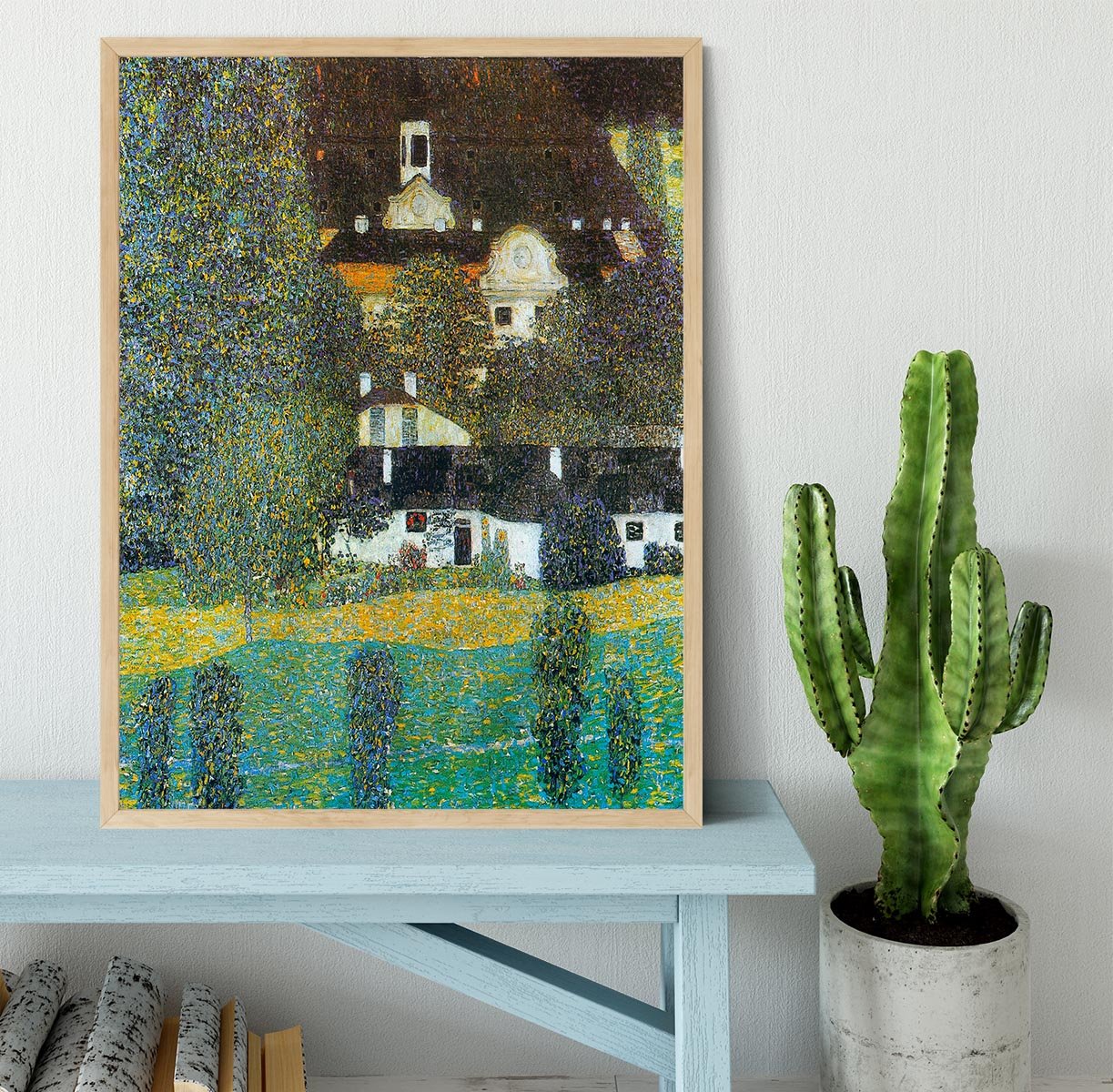 Castle Chamber at Attersee II by Klimt Framed Print - Canvas Art Rocks - 4