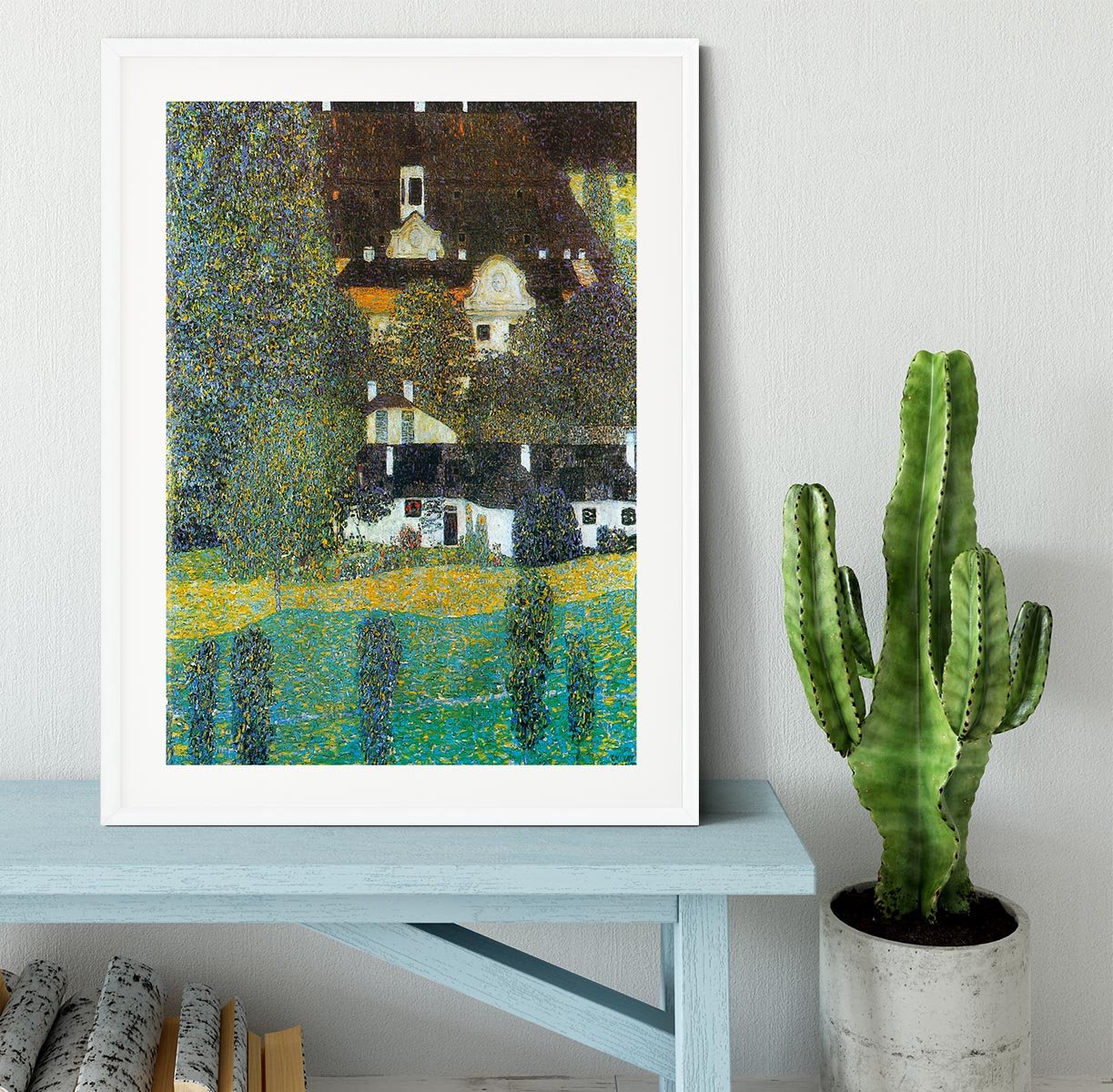 Castle Chamber at Attersee II by Klimt Framed Print - Canvas Art Rocks - 5