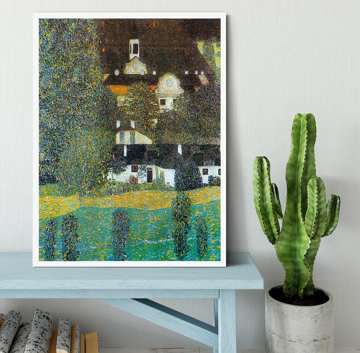 Castle Chamber at Attersee II by Klimt Framed Print - Canvas Art Rocks -6