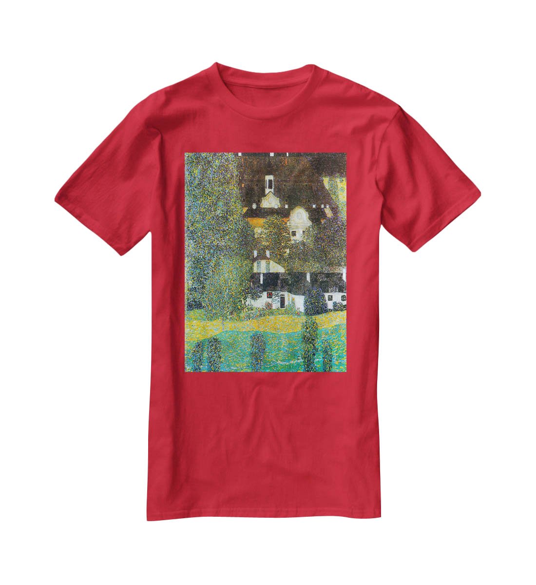 Castle Chamber at Attersee II by Klimt T-Shirt - Canvas Art Rocks - 4