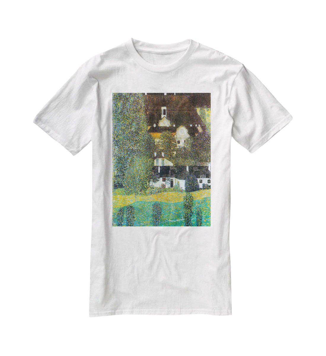 Castle Chamber at Attersee II by Klimt T-Shirt - Canvas Art Rocks - 5