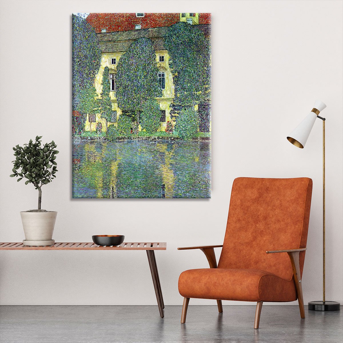Castle at the Attersee by Klimt Canvas Print or Poster