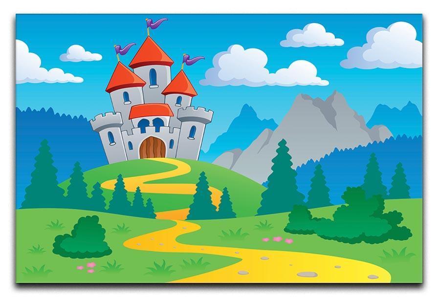 Castle theme landscap Canvas Print or Poster  - Canvas Art Rocks - 1