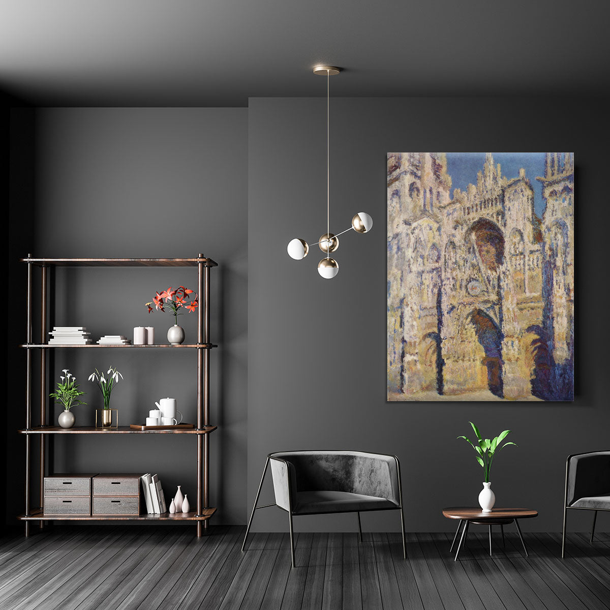 Cathedral at Rouen by Monet Canvas Print or Poster - Canvas Art Rocks - 5