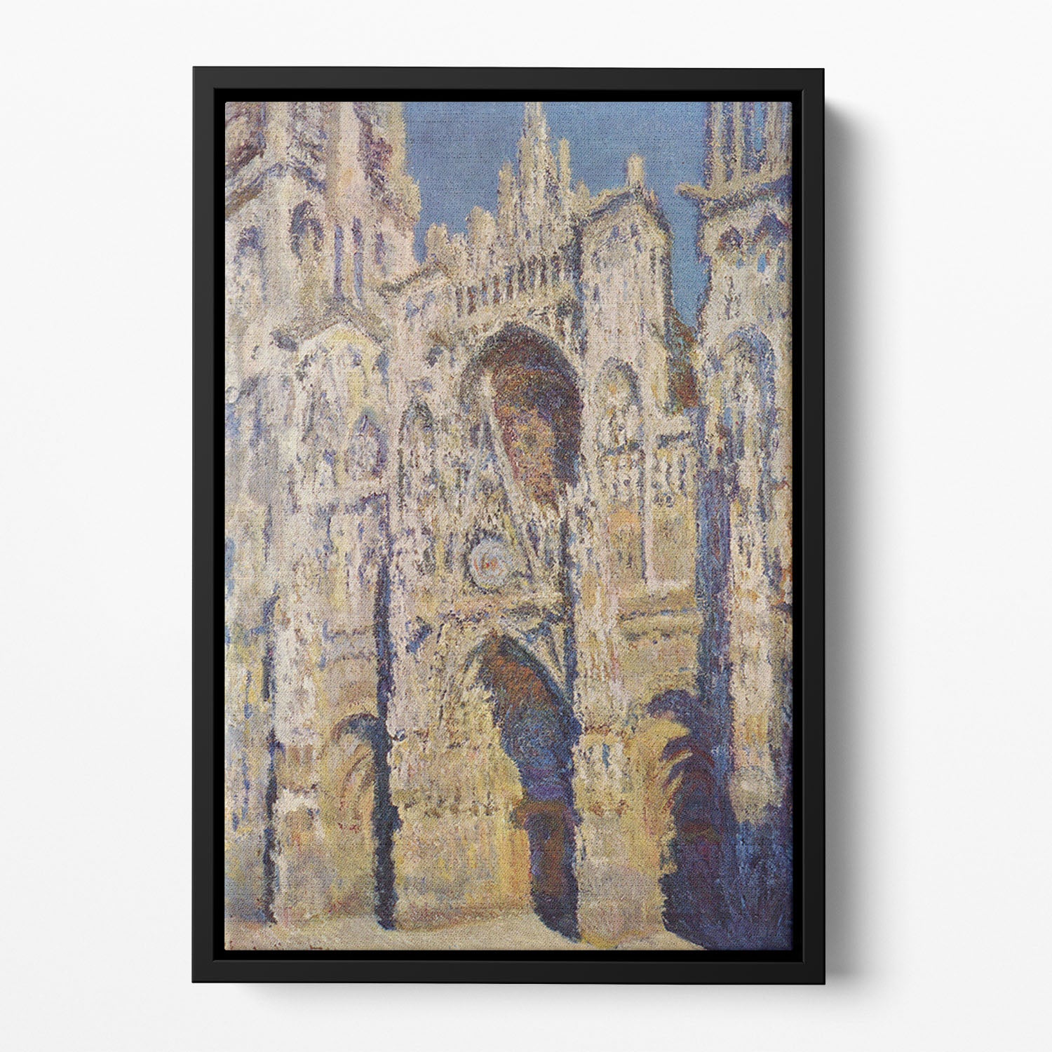 Cathedral at Rouen by Monet Floating Framed Canvas