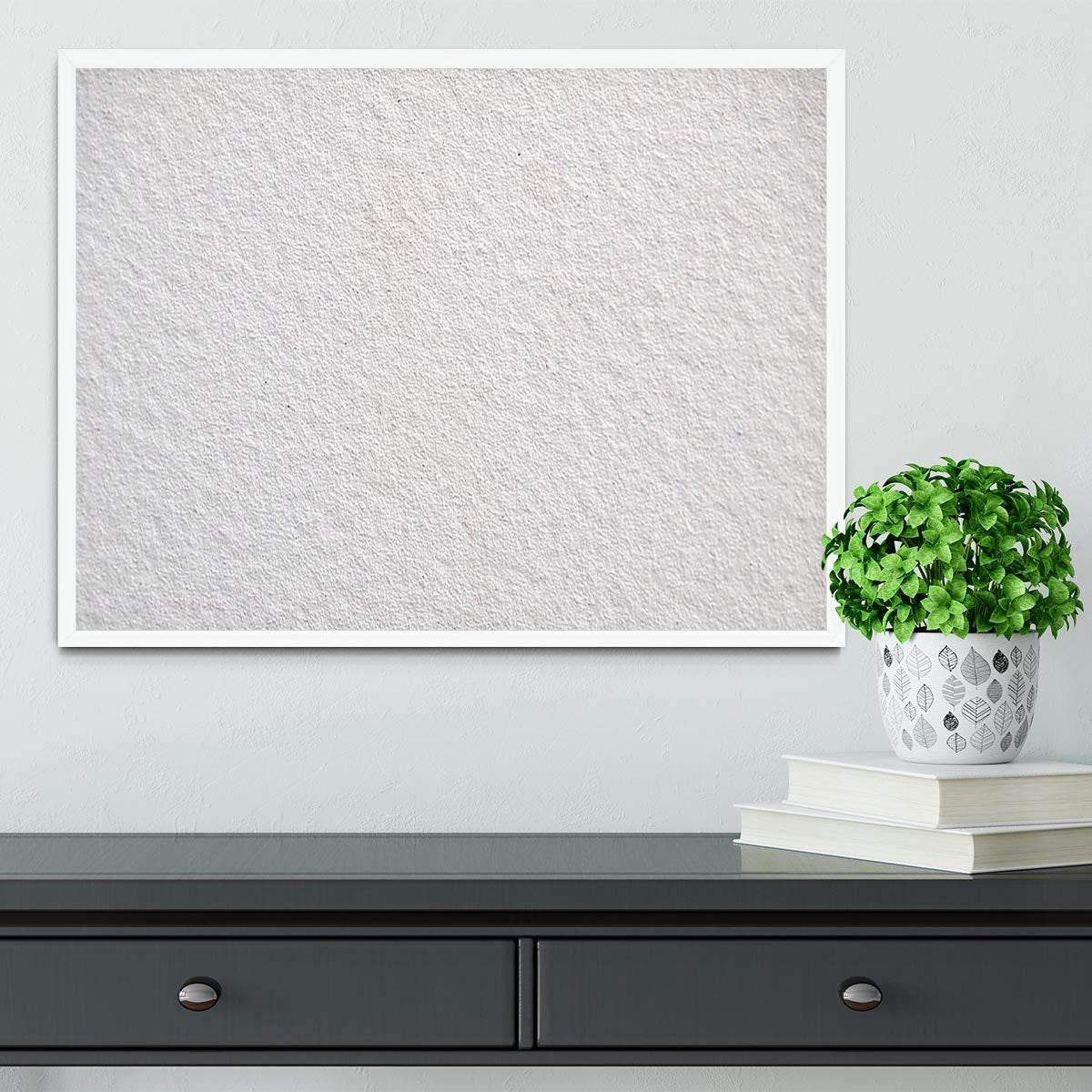 Cement texture Framed Print - Canvas Art Rocks -6