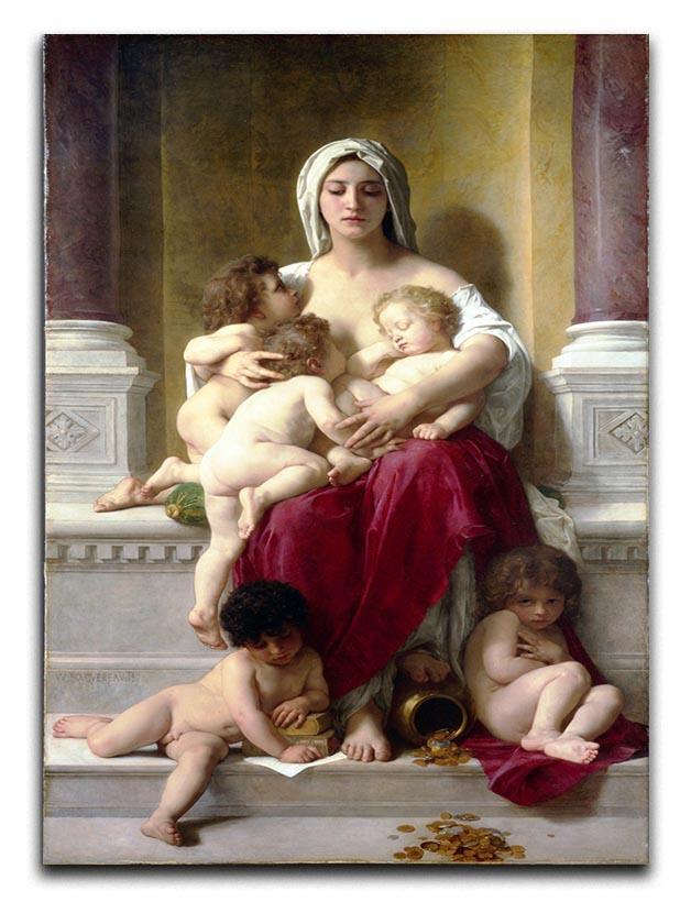 Charity By Bouguereau Canvas Print or Poster  - Canvas Art Rocks - 1
