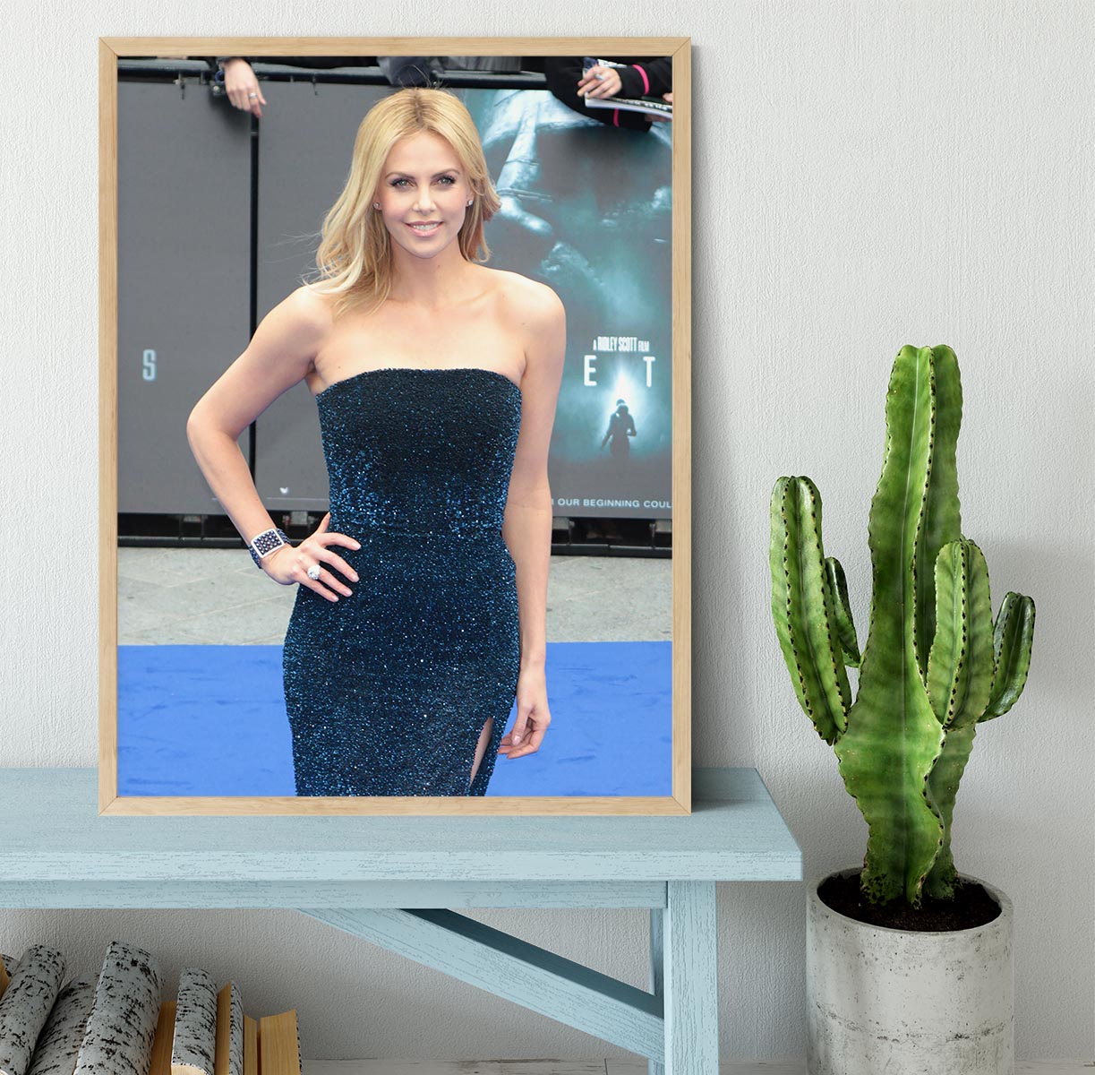 Charlize Theron Framed Print - Canvas Art Rocks - 4