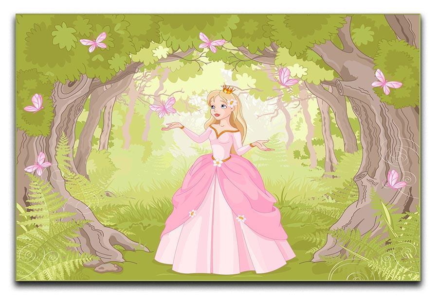 Charming princess a fantastic wood Canvas Print or Poster  - Canvas Art Rocks - 1
