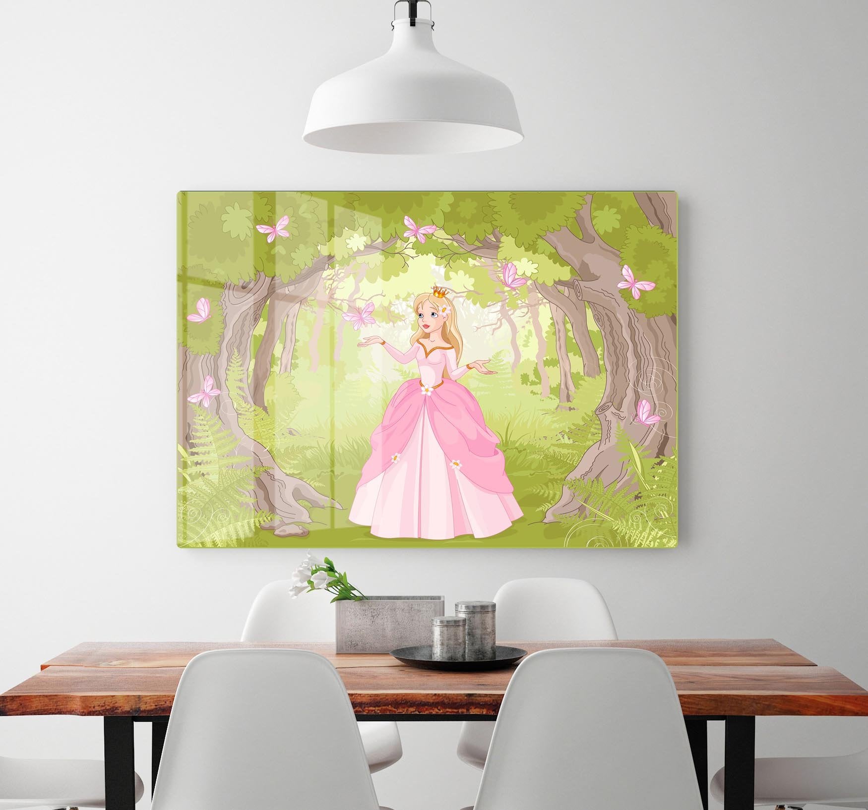 Charming princess a fantastic wood HD Metal Print