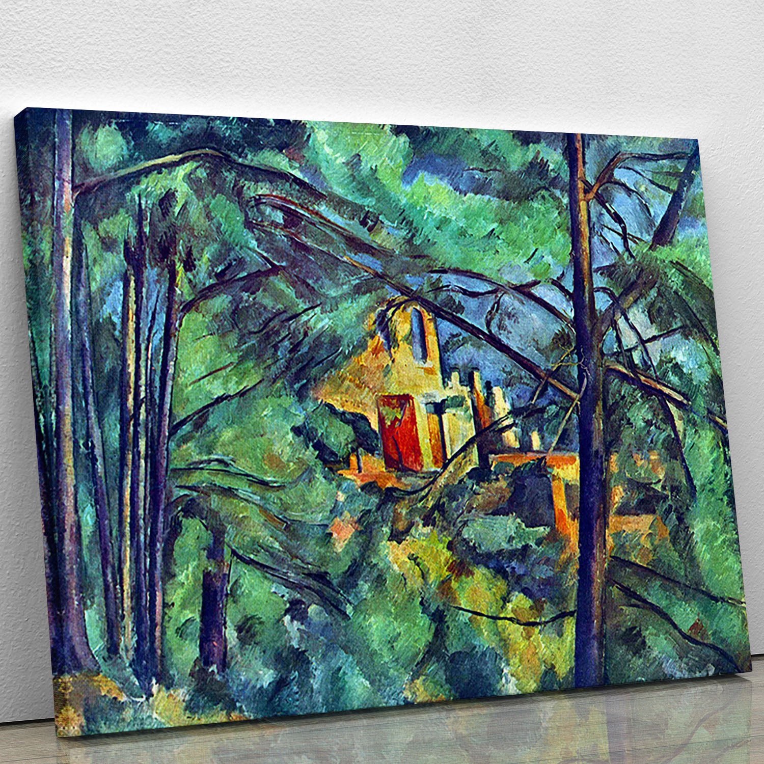 Chateau Noir by Cezanne Canvas Print or Poster - Canvas Art Rocks - 1