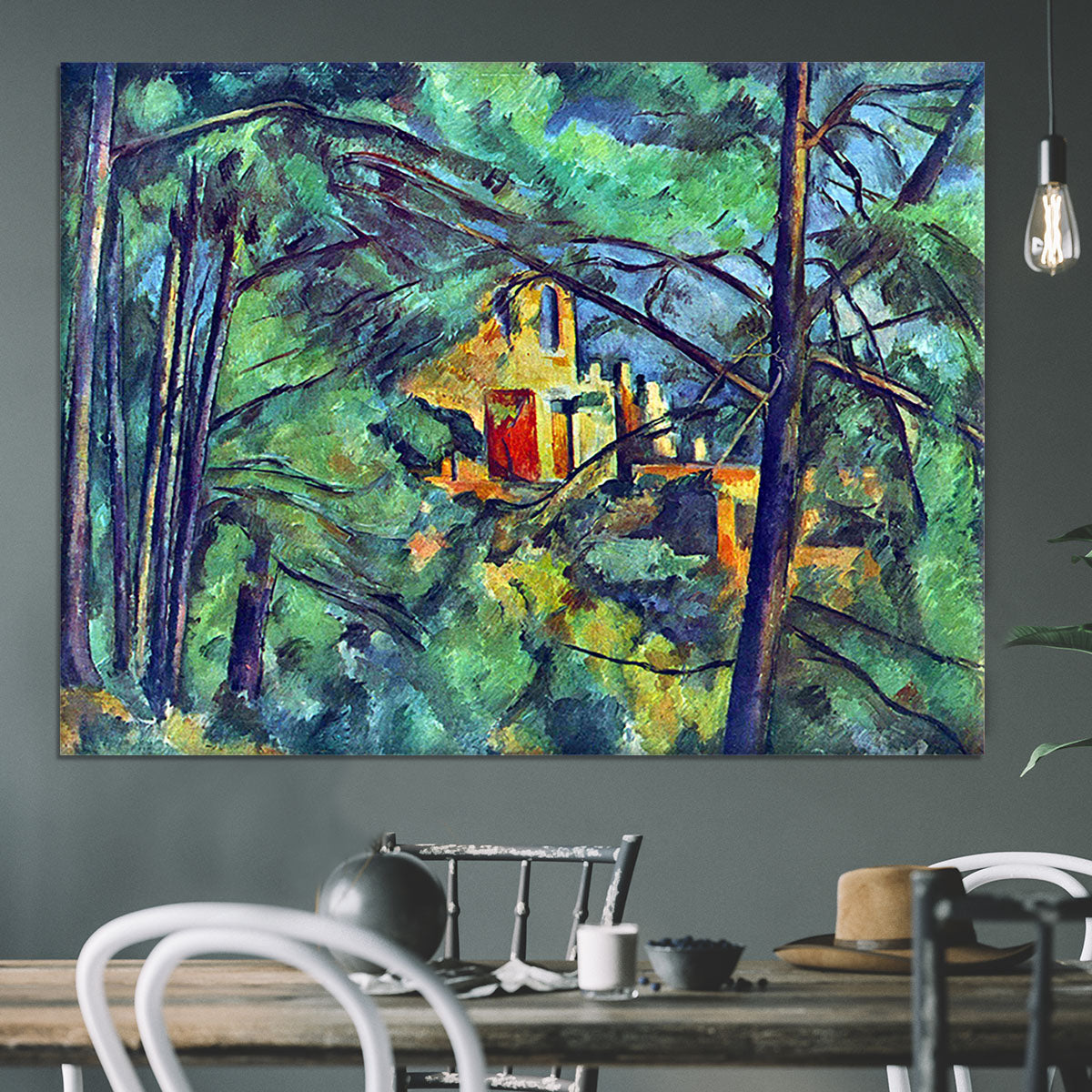 Chateau Noir by Cezanne Canvas Print or Poster - Canvas Art Rocks - 3