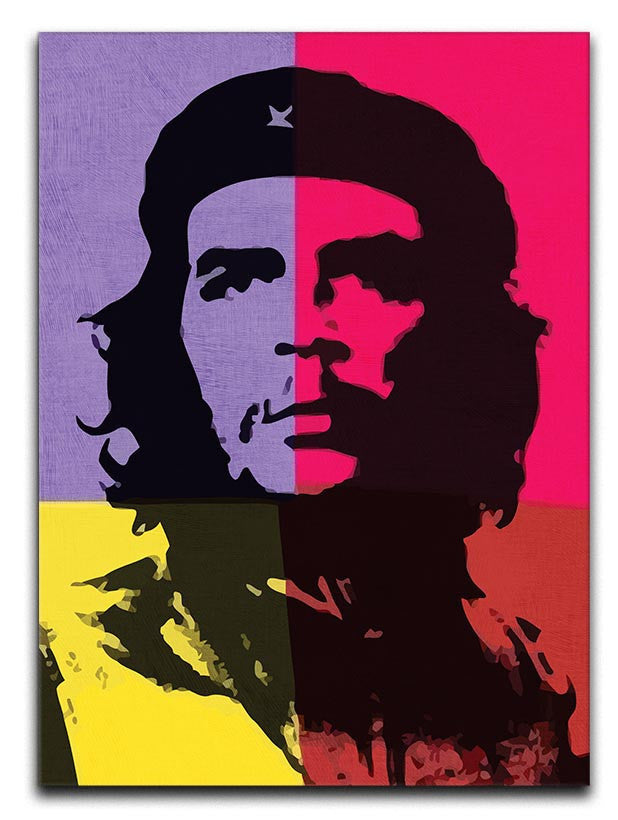 Che Guevara Pop Art Print - Canvas Art Rocks - 1