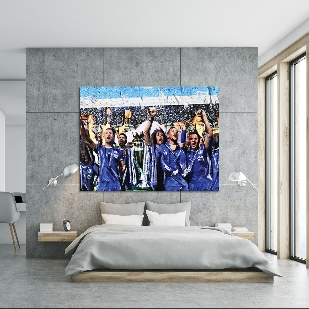 Chelsea FC Premier League Winners 2017 Canvas Print or Poster