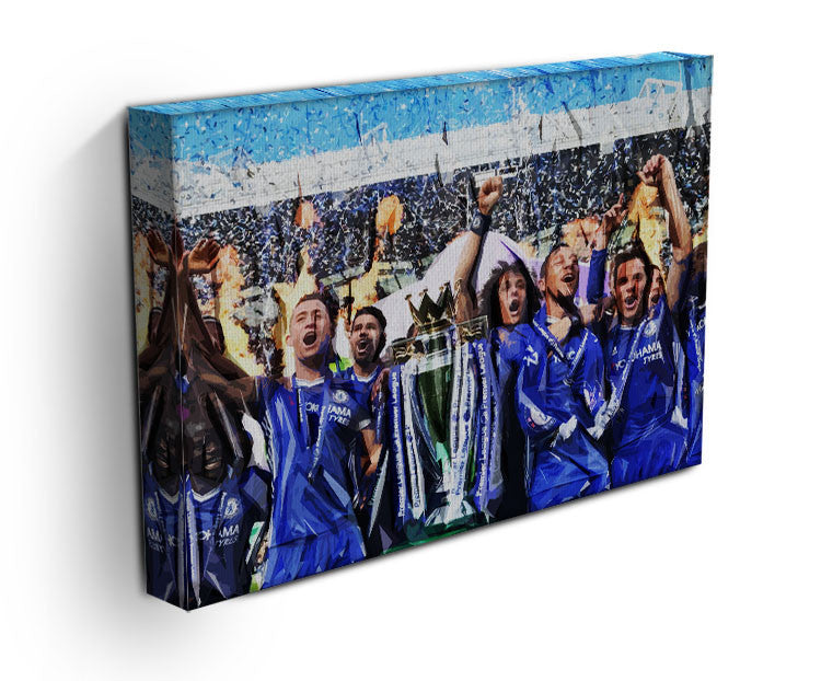 Chelsea FC Premier League Winners 2017 Canvas Print & Poster - US Canvas Art Rocks