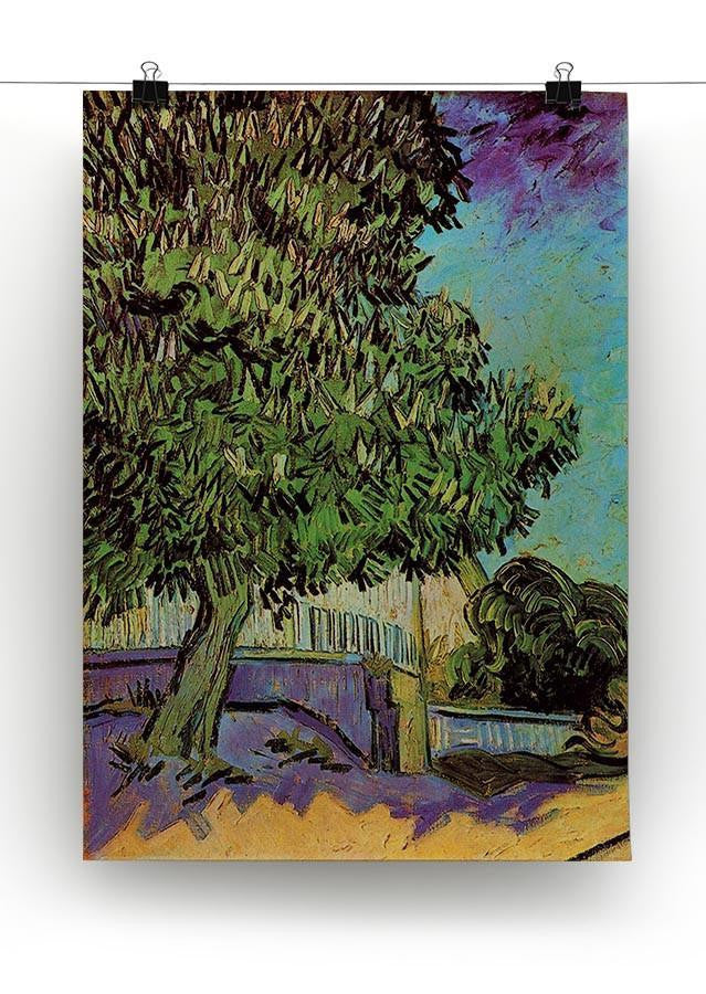 Chestnut Tree in Blossom by Van Gogh Canvas Print & Poster - Canvas Art Rocks - 2