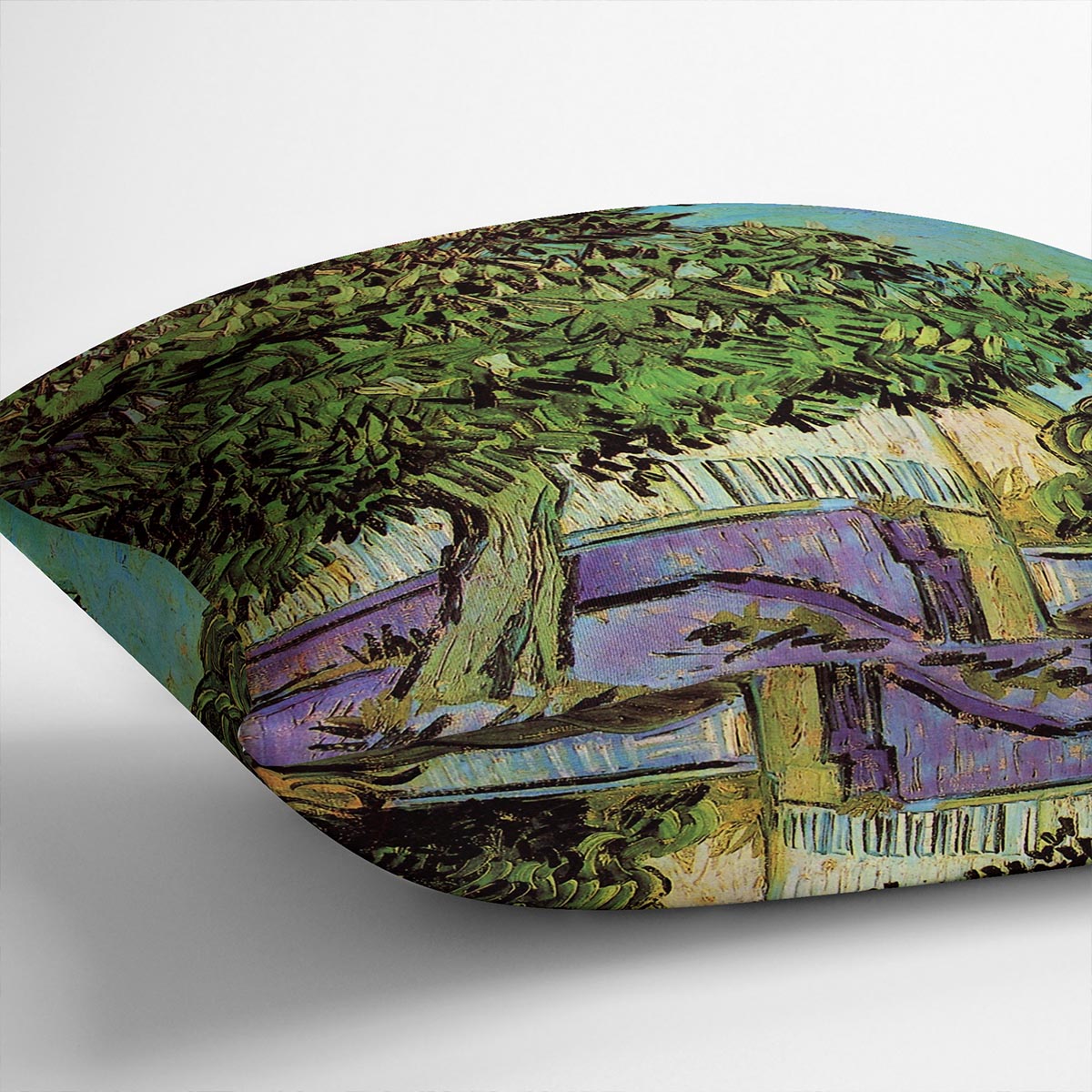 Chestnut Tree in Blossom by Van Gogh Cushion