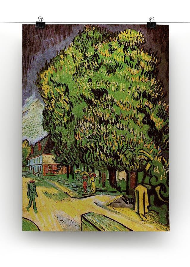 Chestnut Trees in Blossom by Van Gogh Canvas Print & Poster - Canvas Art Rocks - 2