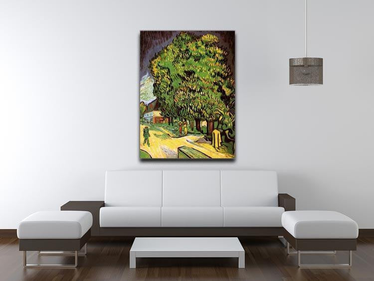 Chestnut Trees in Blossom by Van Gogh Canvas Print & Poster - Canvas Art Rocks - 4