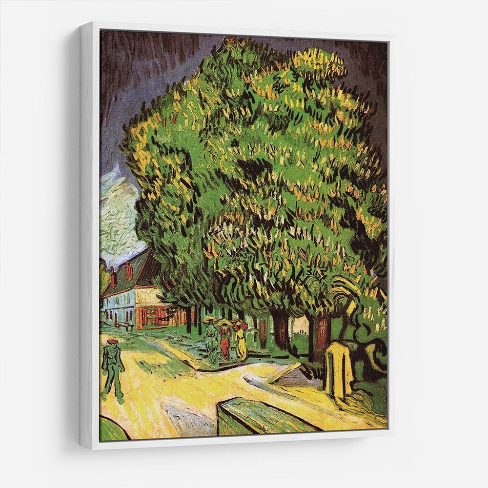 Chestnut Trees in Blossom by Van Gogh HD Metal Print