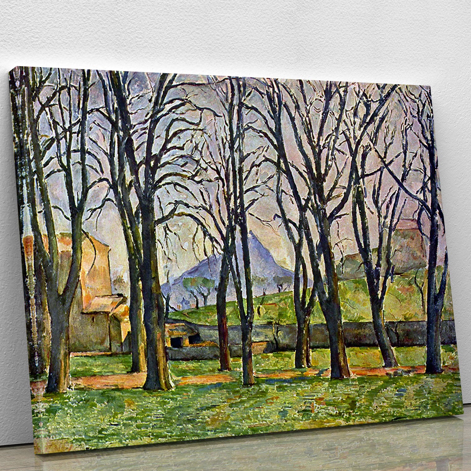 Chestnut Trees in Jas de Bouffan by Cezanne Canvas Print or Poster - Canvas Art Rocks - 1