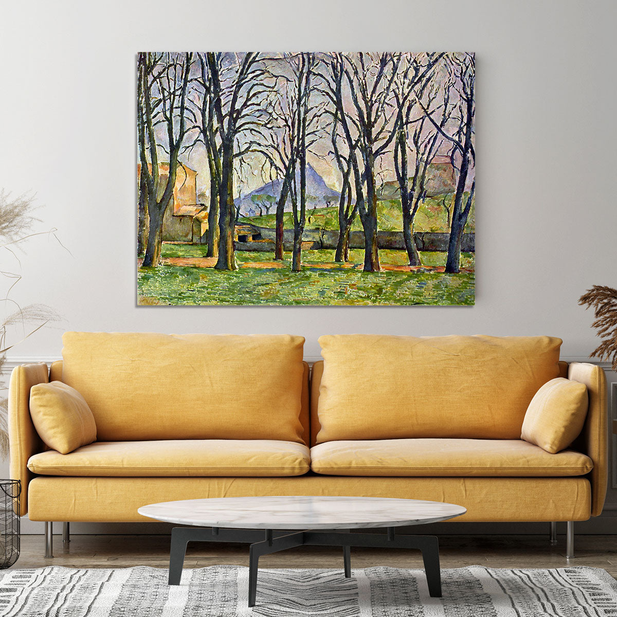 Chestnut Trees in Jas de Bouffan by Cezanne Canvas Print or Poster - Canvas Art Rocks - 4