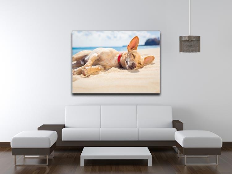 Chihuahua dog relaxing and resting Canvas Print or Poster - Canvas Art Rocks - 4