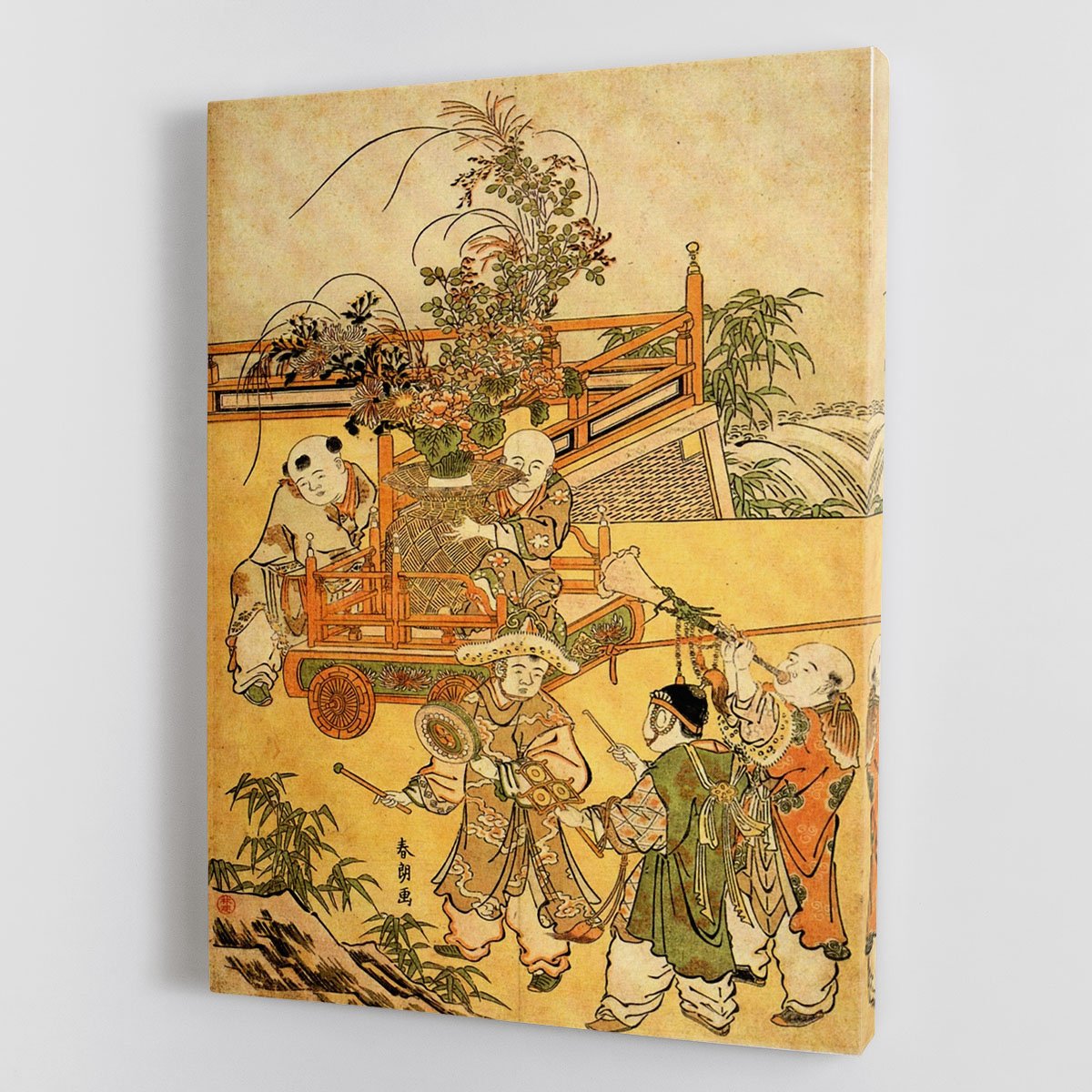 Chinese children by Hokusai Canvas Print or Poster