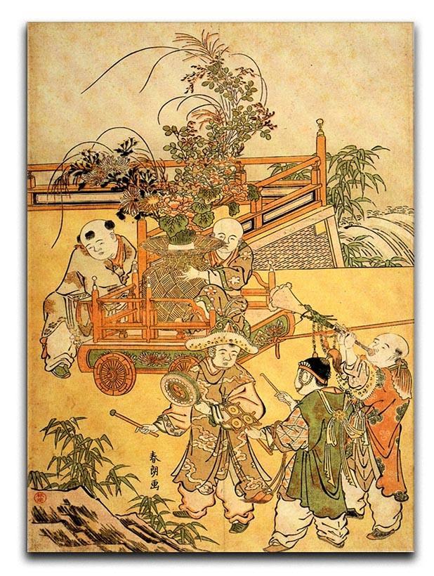 Chinese children by Hokusai Canvas Print or Poster  - Canvas Art Rocks - 1