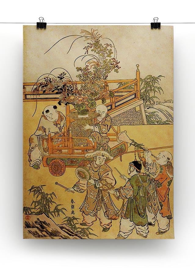 Chinese children by Hokusai Canvas Print or Poster - Canvas Art Rocks - 2
