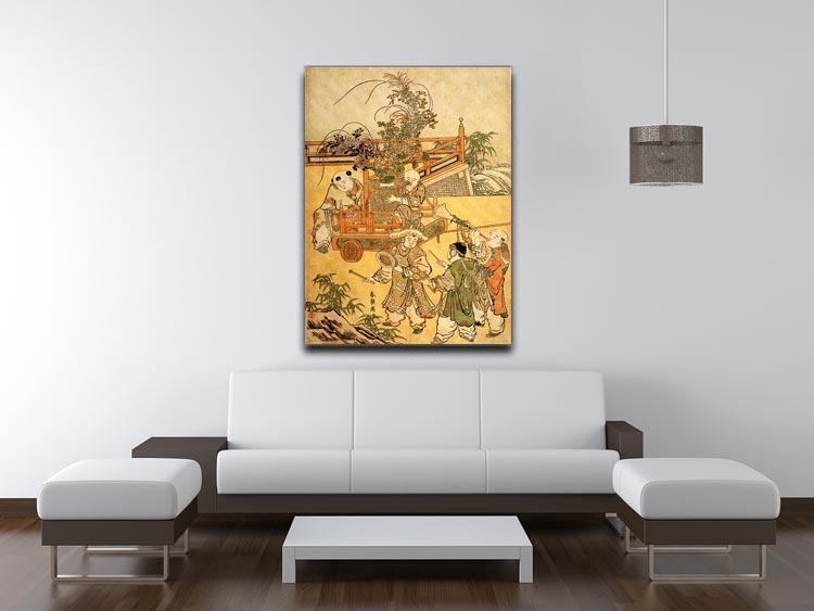 Chinese children by Hokusai Canvas Print or Poster - Canvas Art Rocks - 4