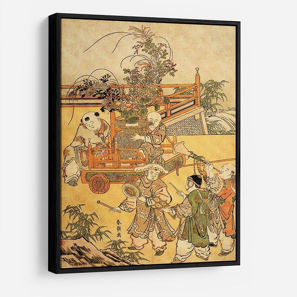 Chinese children by Hokusai HD Metal Print