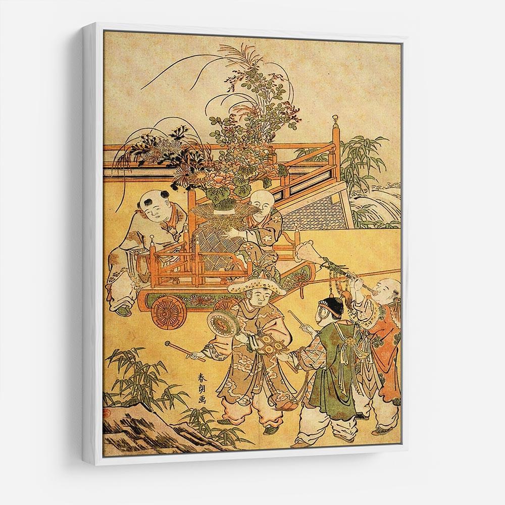 Chinese children by Hokusai HD Metal Print