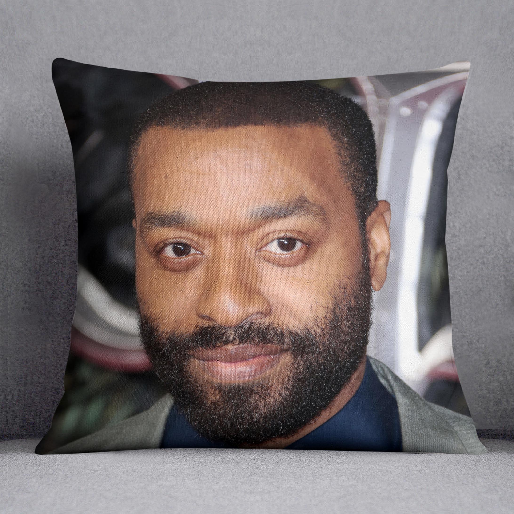 Chiwetel Ejiofor Cushion - Canvas Art Rocks - 1