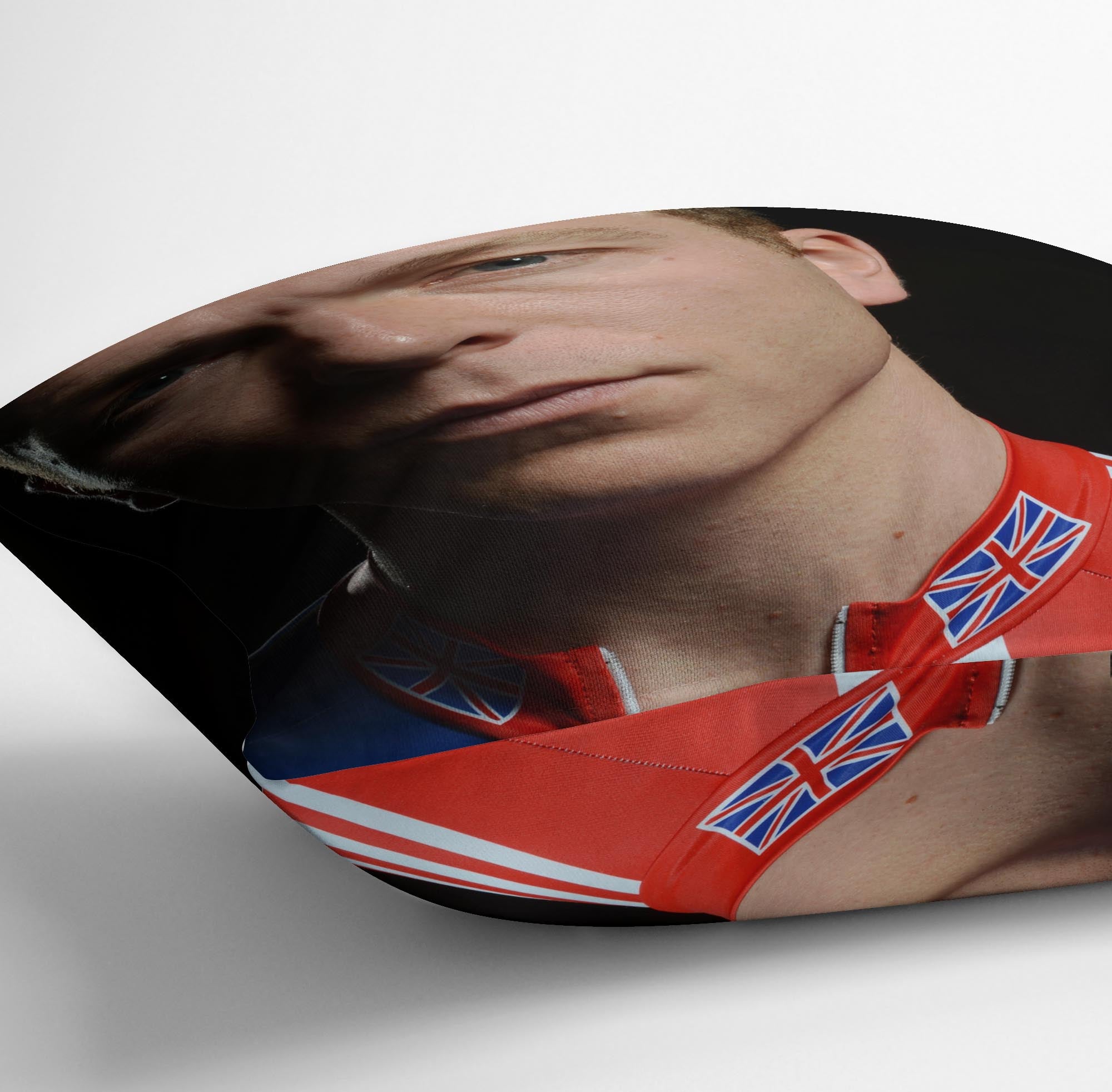 Chris Hoy 2012 Cushion - Canvas Art Rocks - 3