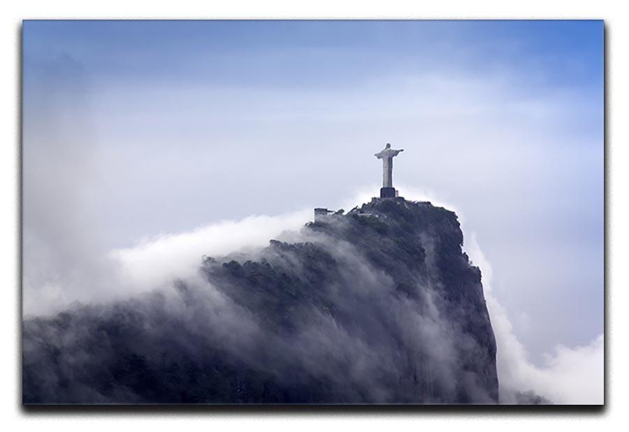 Christ the Redeemer in clouds Canvas Print or Poster  - Canvas Art Rocks - 1