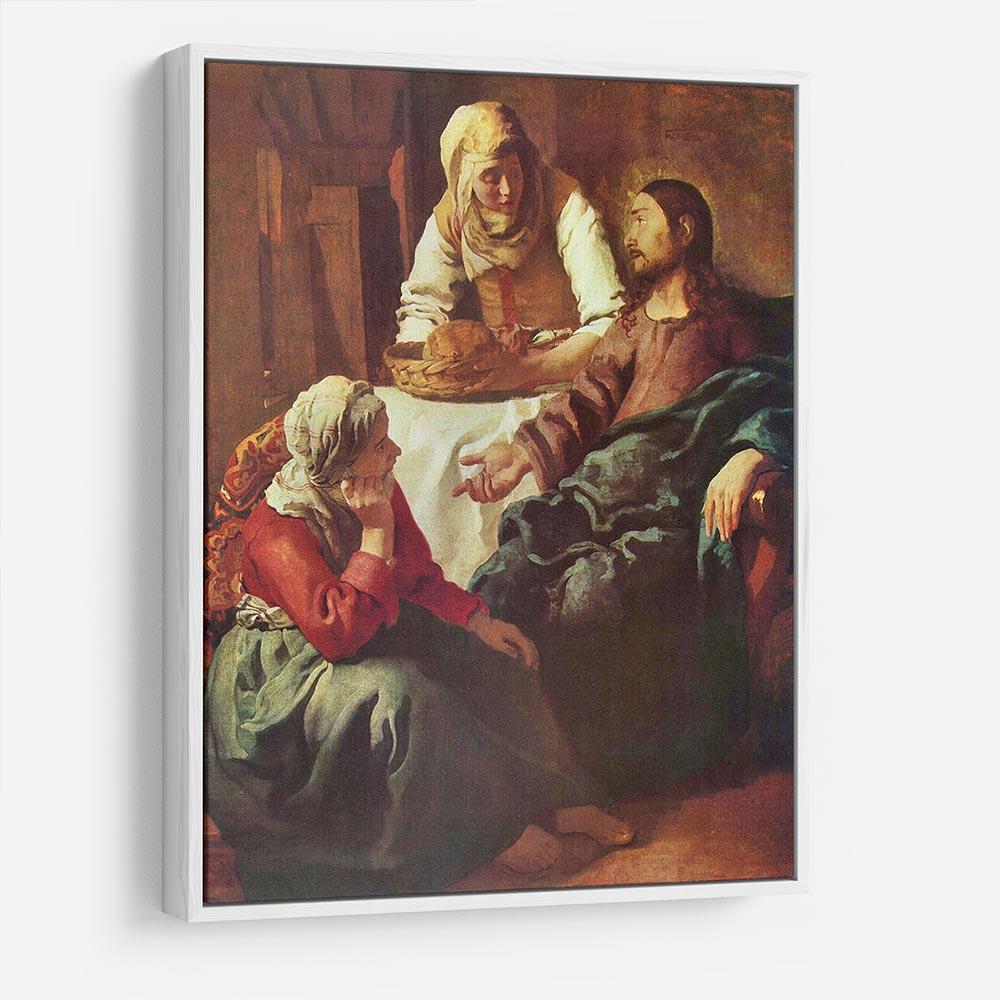 Christ with Mary and Martha by Vermeer HD Metal Print - Canvas Art Rocks - 7