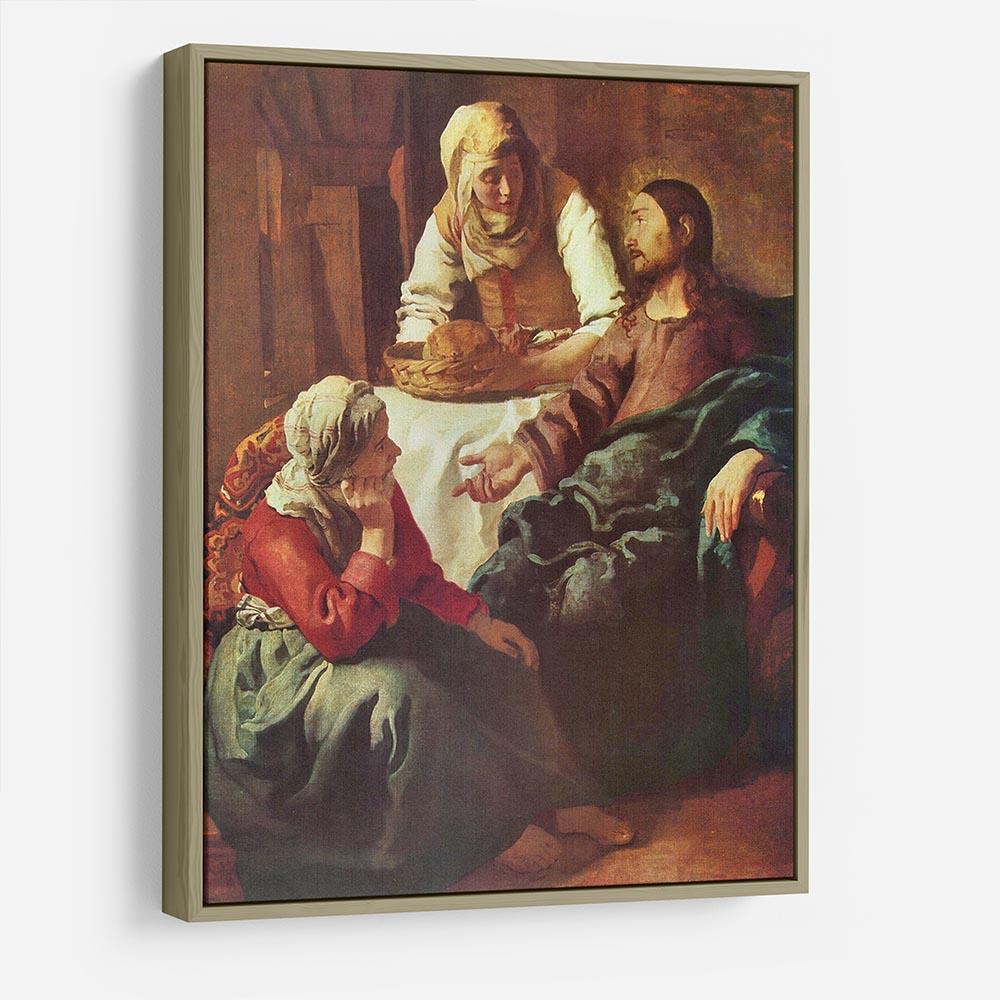 Christ with Mary and Martha by Vermeer HD Metal Print - Canvas Art Rocks - 8