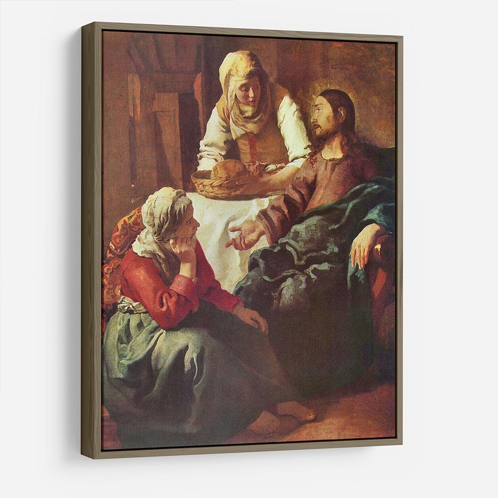 Christ with Mary and Martha by Vermeer HD Metal Print - Canvas Art Rocks - 10