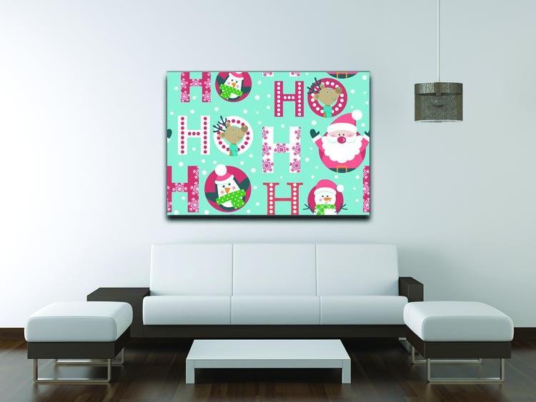 Christmas Ho Ho Ho Canvas Print or Poster - Canvas Art Rocks - 4